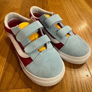 Vans New never worn outside with sicker on bottom toddler size 9